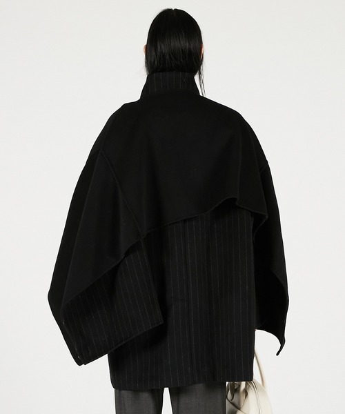 PRANK PROJECT（プランクプロジェクト）の「マルチウェイケープコート / Multiway Cape Coat（その他アウター・レディース・ネイビー/グレー/ブラック・FREE）」の10枚目の写真