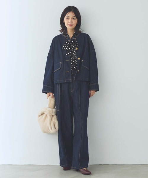 Gready Brilliant（グレディブリリアン）の「ファーマルシェバッグ（ショルダーバッグ・レディース・ブラウン/アイボリー・FREE）」の7枚目の写真