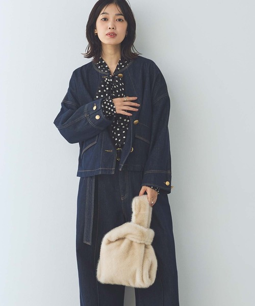 Gready Brilliant（グレディブリリアン）の「ファーマルシェバッグ（ショルダーバッグ・レディース・ブラウン/アイボリー・FREE）」の10枚目の写真