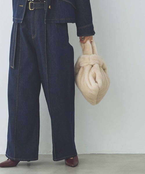 Gready Brilliant（グレディブリリアン）の「ファーマルシェバッグ（ショルダーバッグ・レディース・ブラウン/アイボリー・FREE）」の11枚目の写真