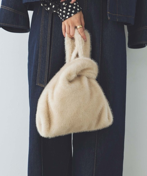 Gready Brilliant（グレディブリリアン）の「ファーマルシェバッグ（ショルダーバッグ・レディース・ブラウン/アイボリー・FREE）」の12枚目の写真