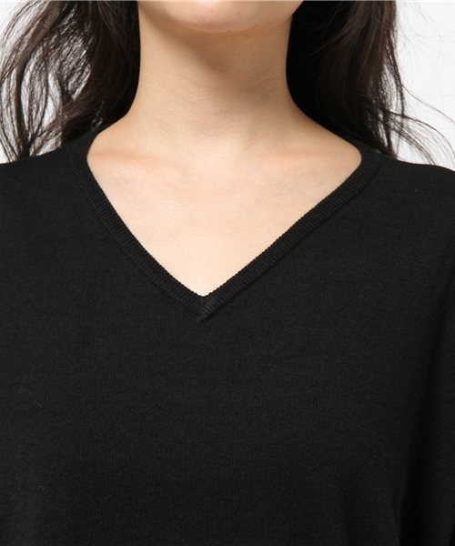 MOUSSY(マウジー)の「wool blend dolman OP(ワンピース・レディース・カーキ/ブラック/ブラウン/トップグレー・FREE)」の7枚目の写真