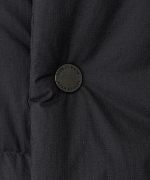 ADAM ET ROPE'（アダムエロペ）の「【ACT_81 Monta】超軽量 ボリューム ダウンベスト（ダウンベスト・メンズ・ブラック/グレー・L/M）」の12枚目の写真