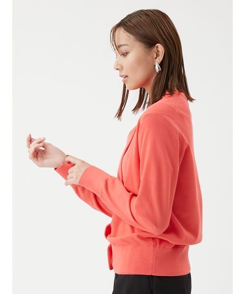 Mila Owen（ミラオーウェン）の「万能ニットアンサンブル（ニット/セーター・レディース・ベージュ/ピンク/アイボリー/ブラック/ライトブルー・F）」の19枚目の写真