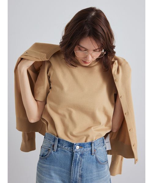 Mila Owen（ミラオーウェン）の「万能ニットアンサンブル（ニット/セーター・レディース・ベージュ/ピンク/アイボリー/ブラック/ライトブルー・F）」の3枚目の写真