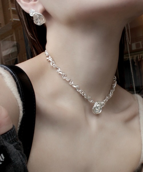 セール】ローズ フィグ ネックレス / Rose fig necklace（ネックレス