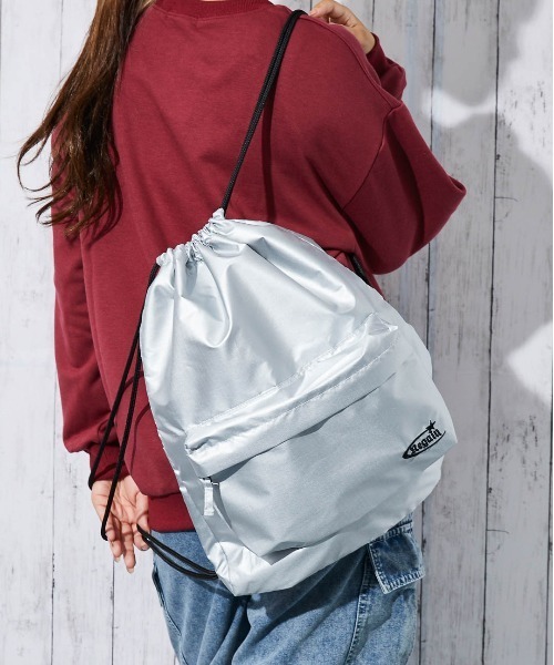 セール】《シンプル×万能》ユニセックス ナップサック バッグ 春夏秋冬