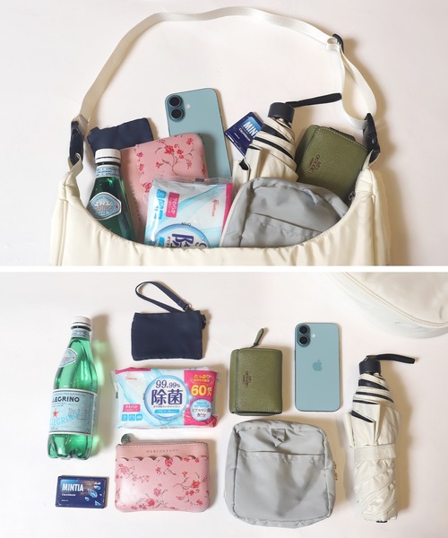 coca(coca)(コカ)の「2wayショルダーバッグ(ショルダーバッグ・レディース・ブラック/アイボリー・ONE SIZE)」の4枚目の写真