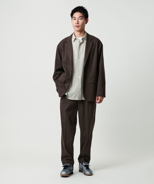 green label relaxing(グリーンレーベルリラクシング)の「WONDER CLOTH カジュアル ジャケット -ストレッチ-(テーラードジャケット・メンズ・グレー/ダークブラウン/ダークグレー・S/M/L/XL)」の12枚目の写真
