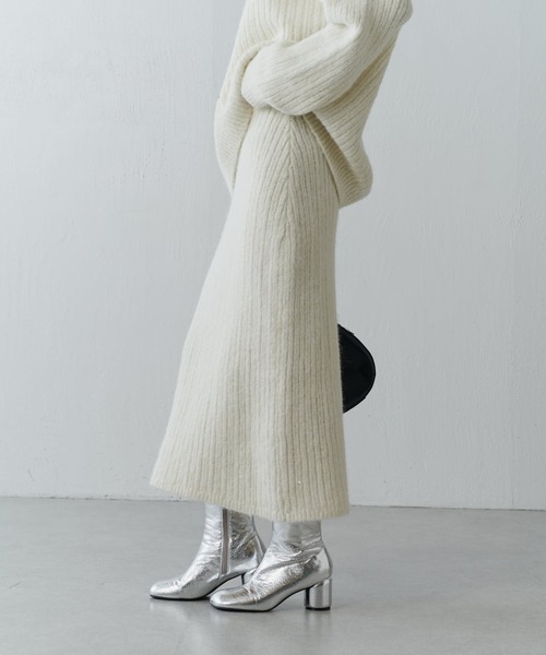 Lui's（ルイス）の「スパンコールセットアップ（ニット/セーター・レディース・アイボリー/チャコールグレー・FREE）」の14枚目の写真