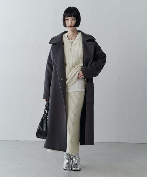 Lui's（ルイス）の「スパンコールセットアップ（ニット/セーター・レディース・アイボリー/チャコールグレー・FREE）」の16枚目の写真