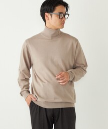 SHIPS Colors:〈手洗い可能〉アンチピリング 12ゲージ タートルネック ニット