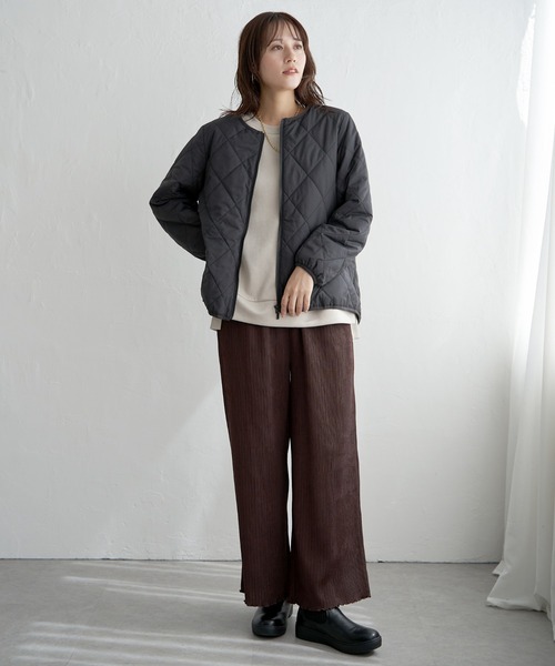 ikka（イッカ）の「【軽量／静電防止】sorona(R)撥水5WAYコート（ブルゾン・レディース・ブラウン/ベージュ/ブラック・M/L/S）」の20枚目の写真