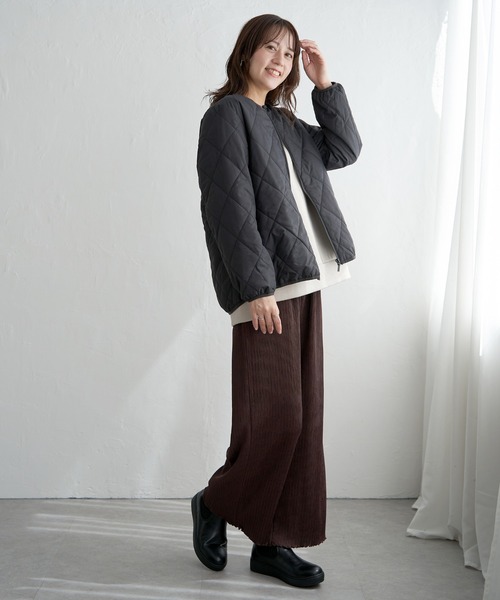 ikka（イッカ）の「【軽量／静電防止】sorona(R)撥水5WAYコート（ブルゾン・レディース・ブラウン/ベージュ/ブラック・M/L/S）」の21枚目の写真