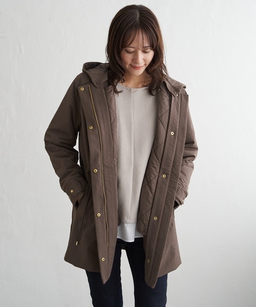 ikka（イッカ）の「【軽量／静電防止】sorona(R)撥水5WAYコート