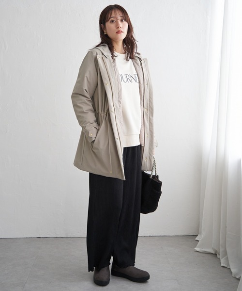 セール】【軽量／静電防止】sorona(R)撥水5WAYコート（ブルゾン