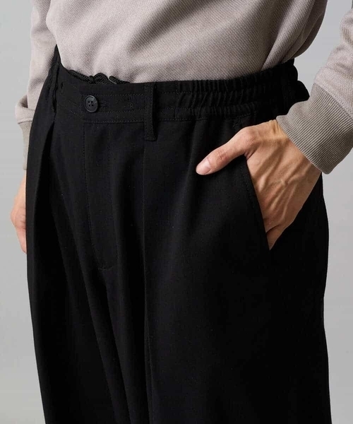 a.v.v(アーヴェヴェ)の「【毛玉になりにくい/ストレッチ】ツイルストレッチ切替オーバーパンツ【洗濯機で洗える】(その他パンツ・メンズ・ブラック/チャコールグレー・48/46)」の11枚目の写真