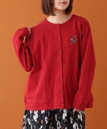 Emago（イマゴ）の「EMAGO ﾄﾘ刺繍切替えｶｰﾃﾞ（カーディガン/ボレロ）」