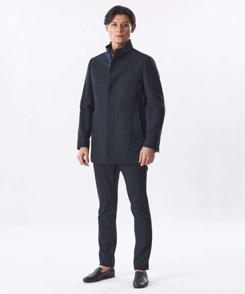ツイルスタンドカラーミドルコート（その他アウター）｜EPOCA UOMO