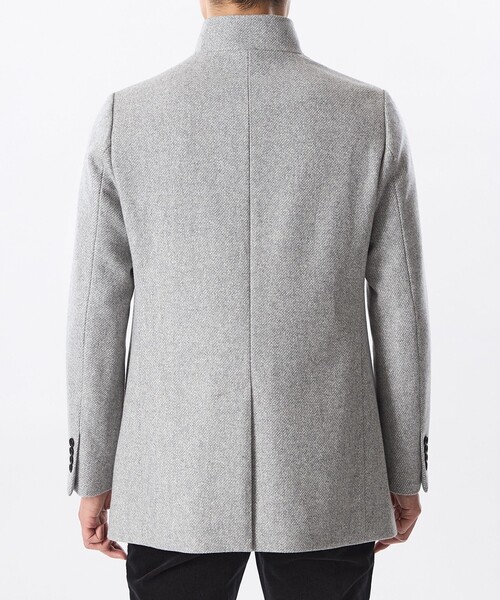 ツイルスタンドカラーミドルコート（その他アウター）｜EPOCA UOMO