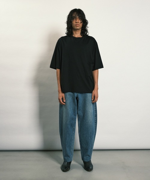 TANAKA(タナカ)の「TAPERED JEAN TROUSERS MID BLUE(デニムパンツ・メンズ・インディゴブルー・31/30/28)」の3枚目の写真