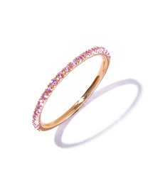 【les bonbon】embrace pink sapphire ring/エンブレイス ピンクサファイア リング