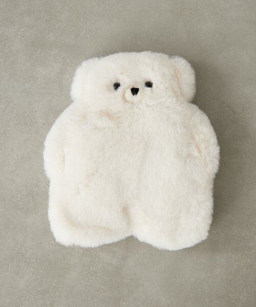 BIRTHDAY BAR（バースデイバー）の「【JOliJOli ジョリジョリ】テディウォーマーM（インテリア雑貨・レディース・ホワイト系その他/ホワイト/ブラウン・0）」の12枚目の写真