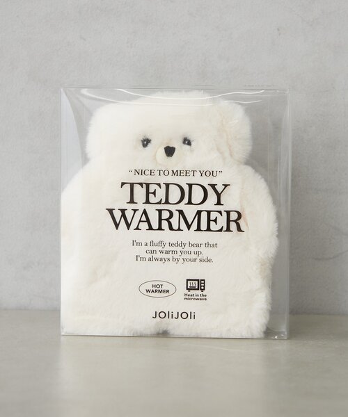 BIRTHDAY BAR（バースデイバー）の「【JOliJOli ジョリジョリ】テディウォーマーM（インテリア雑貨・レディース・ホワイト系その他/ホワイト/ブラウン・0）」の11枚目の写真