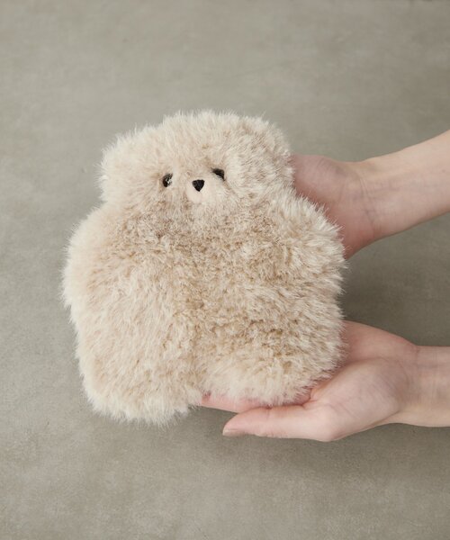 BIRTHDAY BAR（バースデイバー）の「【JOliJOli ジョリジョリ】テディウォーマーM（インテリア雑貨・レディース・ホワイト系その他/ホワイト/ブラウン・0）」の10枚目の写真