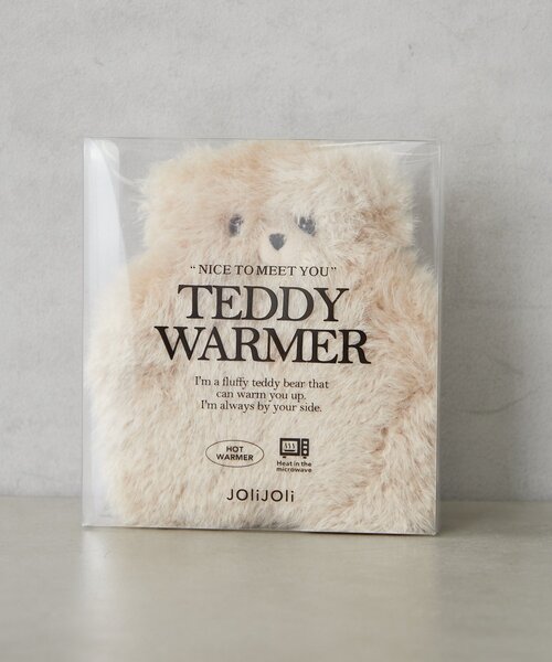 BIRTHDAY BAR（バースデイバー）の「【JOliJOli ジョリジョリ】テディウォーマーM（インテリア雑貨・レディース・ホワイト系その他/ホワイト/ブラウン・0）」の8枚目の写真