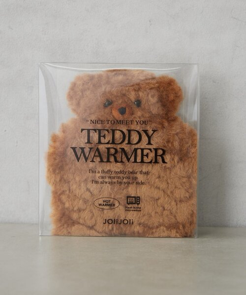 BIRTHDAY BAR（バースデイバー）の「【JOliJOli ジョリジョリ】テディウォーマーM（インテリア雑貨・レディース・ホワイト系その他/ホワイト/ブラウン・0）」の5枚目の写真