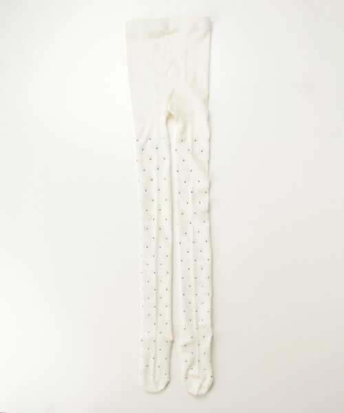FUULLY STUDIO（フーリィーステューディオ）の「ピンドットタイツ（タイツ/ストッキング・レディース・チャコールグレー/アイボリー・FREE）」の22枚目の写真