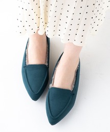 モカシン/デッキシューズ（グリーン・カーキ/緑色系）ファッション通販