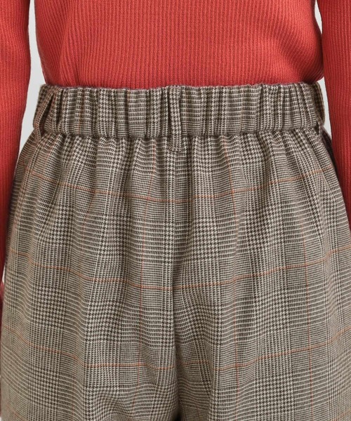 DRESKIP（ドレスキップ）の「【あったか】クラシカルなチェック柄 裏起毛カーブパンツ（その他パンツ・レディース・グレー系1/ベージュ系1・01/02/03/04）」の15枚目の写真