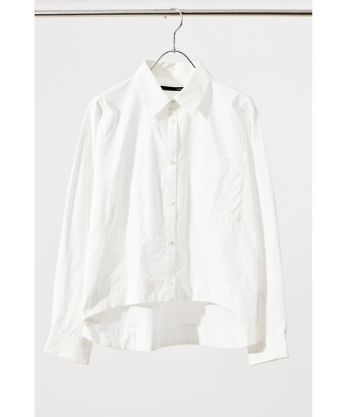 c/est（シーエ）の「【 c/est / シーエ 】 ANITA -SHORT SHIRTS-  / ショート丈シャツ  2436008  API（シャツ/ブラウス・レディース・ブラック/サックスブルー/オフホワイト・FREE）」の2枚目の写真