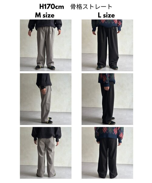 CPCM(シーピーシーエム)の「フェイクウールベルテッドスラックス(その他パンツ・メンズ・ブラック/ブラウン系その他/グレー/ブラウン・MEDIUM/LARGE)」の5枚目の写真