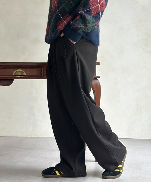 CPCM(シーピーシーエム)の「フェイクウールベルテッドスラックス(その他パンツ・メンズ・ブラック/ブラウン系その他/グレー/ブラウン・MEDIUM/LARGE)」の8枚目の写真