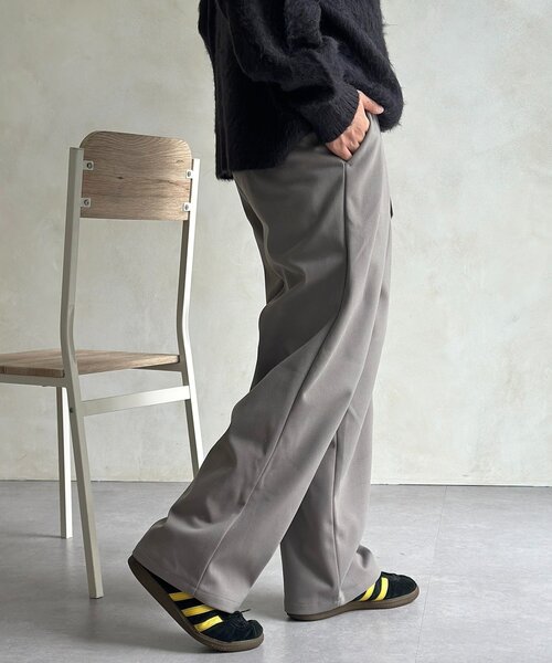 CPCM(シーピーシーエム)の「フェイクウールベルテッドスラックス(その他パンツ・メンズ・ブラック/ブラウン系その他/グレー/ブラウン・MEDIUM/LARGE)」の17枚目の写真