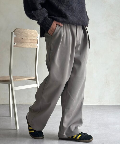 CPCM(シーピーシーエム)の「フェイクウールベルテッドスラックス(その他パンツ・メンズ・ブラック/ブラウン系その他/グレー/ブラウン・MEDIUM/LARGE)」の18枚目の写真