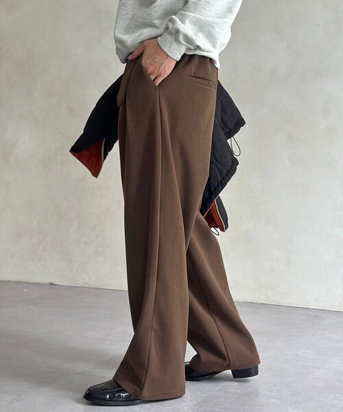 CPCM(シーピーシーエム)の「フェイクウールベルテッドスラックス(その他パンツ・メンズ・ブラック/ブラウン系その他/グレー/ブラウン・MEDIUM/LARGE)」の21枚目の写真