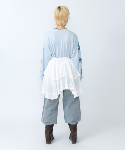 PUNYUS（プニュズ）の「レギュラーデニムパンツ（デニムパンツ・レディース・ブラック/ライトブルー・2/1/5/4/3）」の21枚目の写真