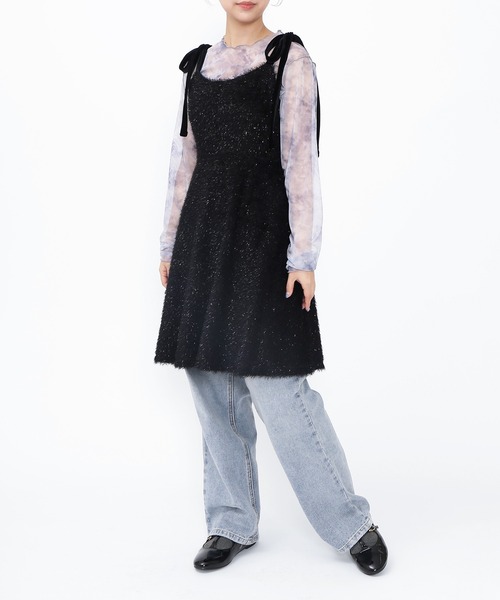 PUNYUS（プニュズ）の「レギュラーデニムパンツ（デニムパンツ・レディース・ブラック/ライトブルー・2/1/5/4/3）」の3枚目の写真