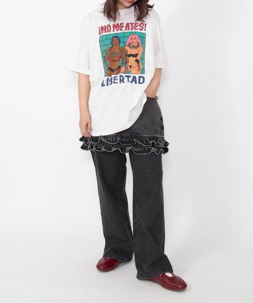PUNYUS（プニュズ）の「レギュラーデニムパンツ（デニムパンツ・レディース・ブラック/ライトブルー・2/1/5/4/3）」の21枚目の写真
