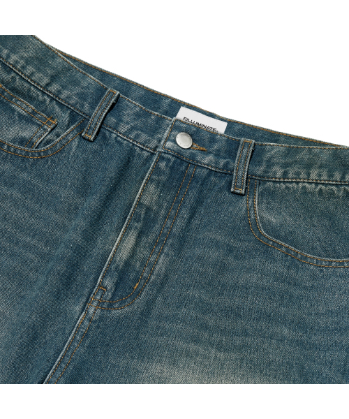 F.ILLUMINATE（フィルミネイト）の「ティアウォッシュデニムパンツ-ブルー（デニムパンツ・レディース・その他・SMALL/MEDIUM/LARGE）」の4枚目の写真