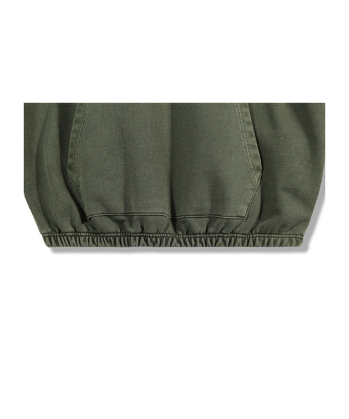 GUBIN（グビン）の「ピグメントラインバンディングフードパーカー - カーキ（パーカー・レディース・その他・SMALL/MEDIUM/LARGE）」の5枚目の写真