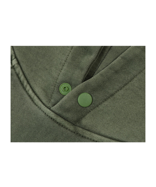 GUBIN（グビン）の「ピグメントラインバンディングフードパーカー - カーキ（パーカー・レディース・その他・SMALL/MEDIUM/LARGE）」の7枚目の写真