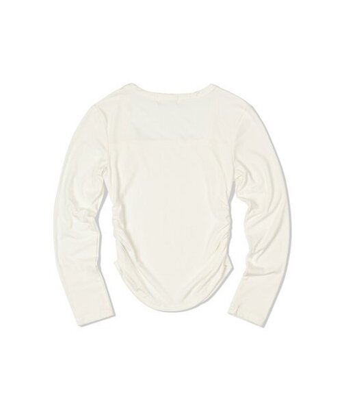 MOAA(モア)の「スクエアネックシャーリングロングスリーブ (アイボリー)(Tシャツ/カットソー・レディース・その他・SMALL/MEDIUM)」の3枚目の写真