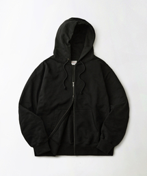 AUTHENTIC COMFORT HOOD ZIP SWEAT_BLACK