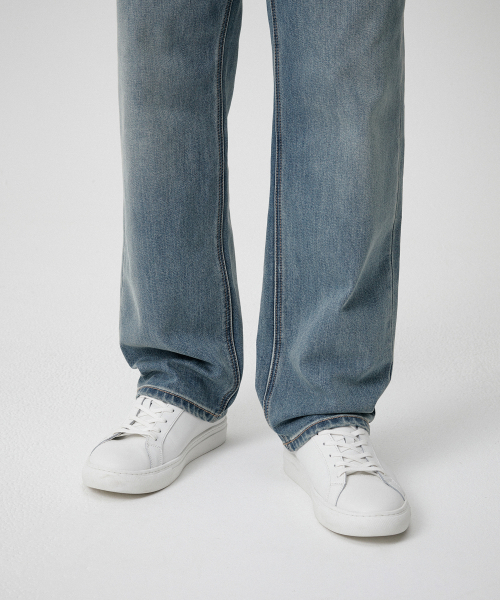 MUSINSA STANDARD（ムシンサスタンダード）の「[クールタンダード] レギュラーフィットデニムパンツ [ライトインディゴ]（デニムパンツ・メンズ・その他・40/38/42/36/34/32/30/31/26/27/28/29/33）」の8枚目の写真