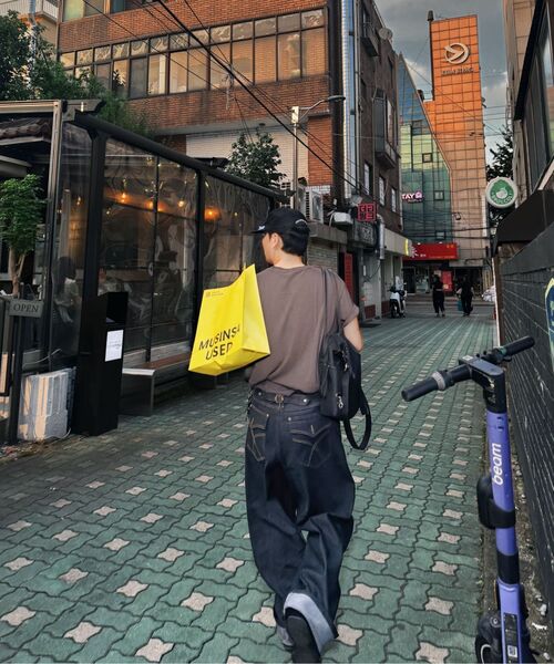 SLOWACID（スローアシッド）の「ピグメントストライプベーシック半袖Tシャツ[レッド]（Tシャツ/カットソー・レディース・その他・SMALL/MEDIUM/LARGE/X-LARGE）」の7枚目の写真